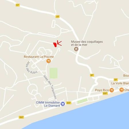 Grand T2 A 700M De La Plage Le Diamant Ngoại thất bức ảnh